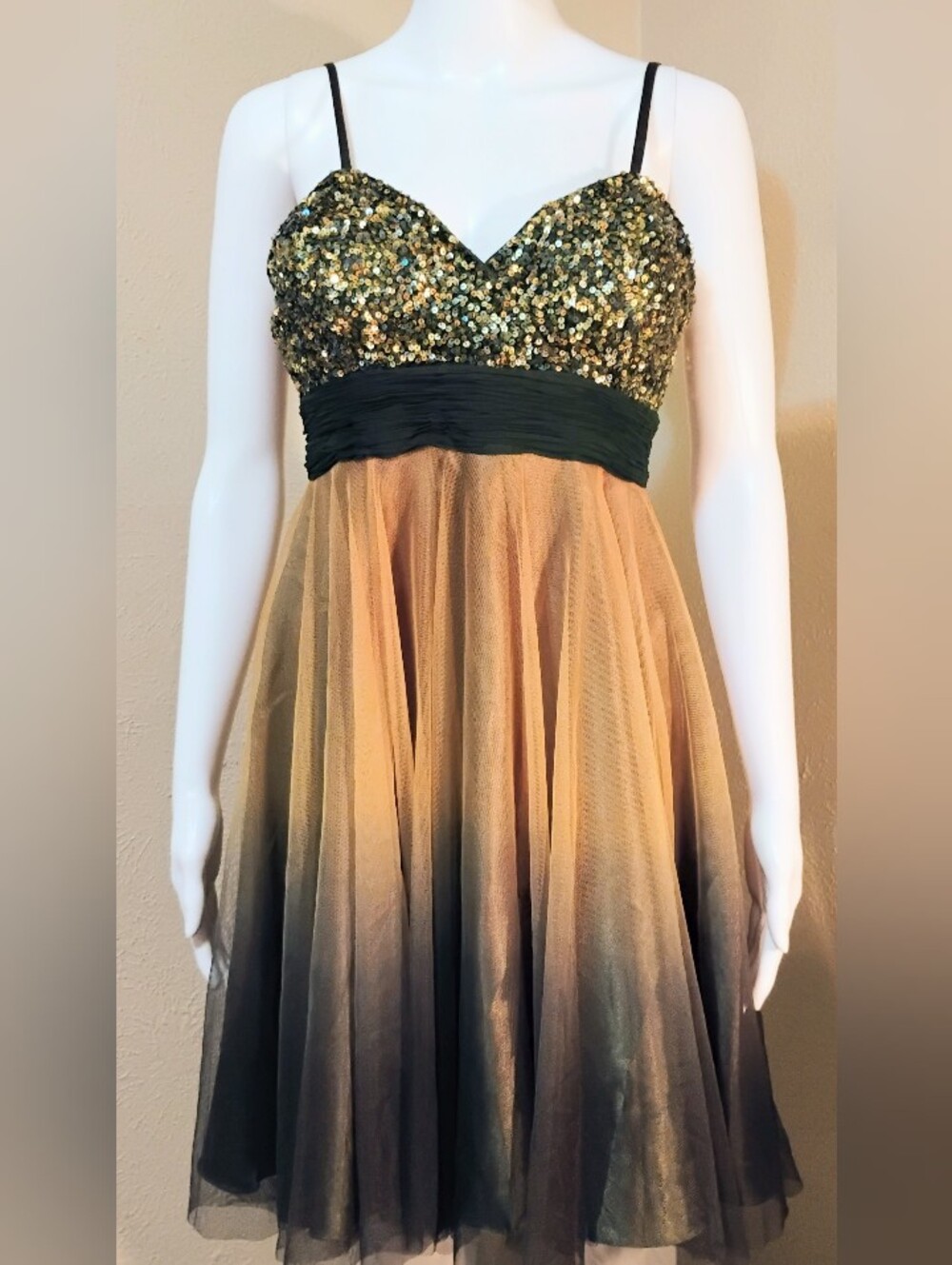Scala Ombre Tulle Cocktail Dress